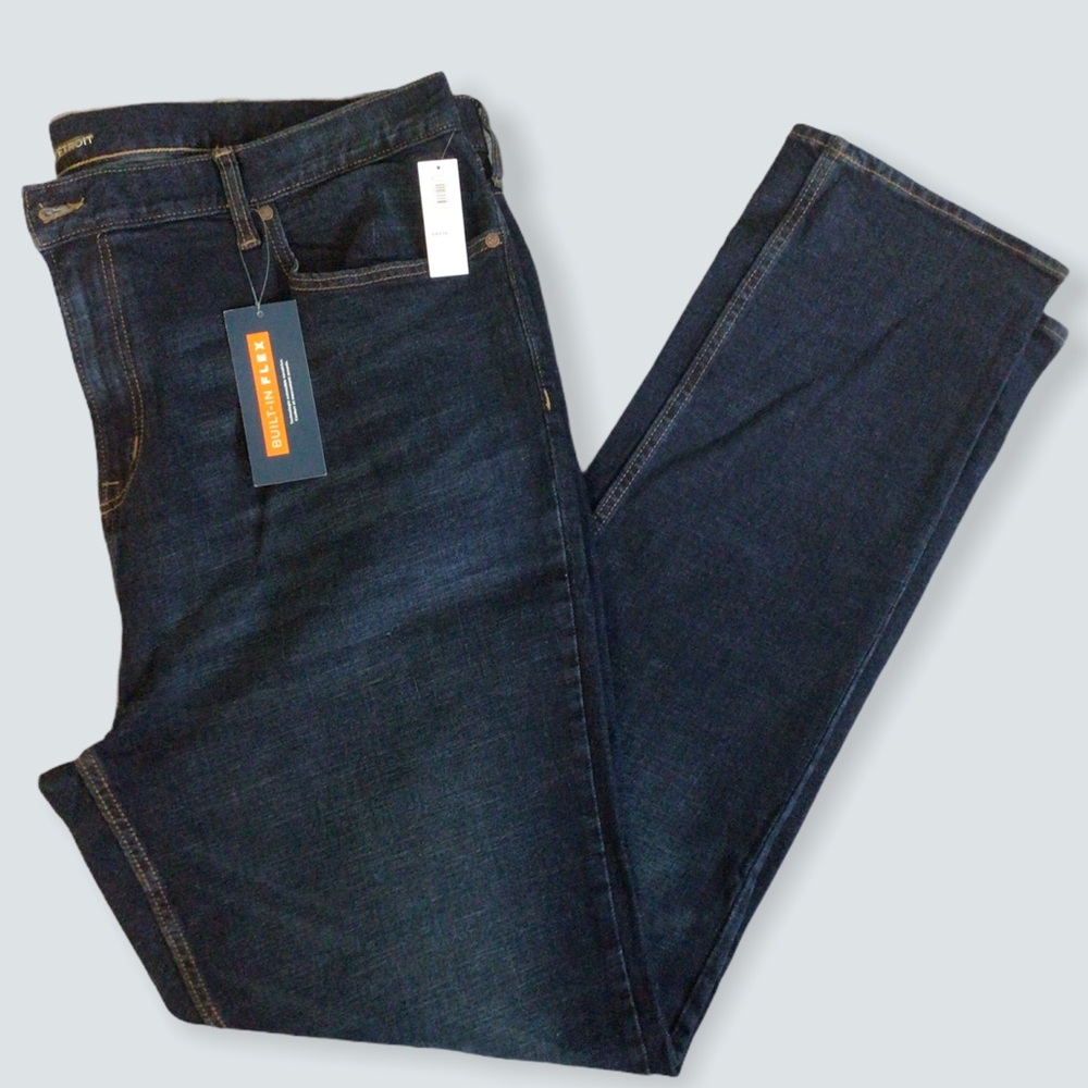 NWT Old Navy Big & Tall Dark Flex Jeans 44x36